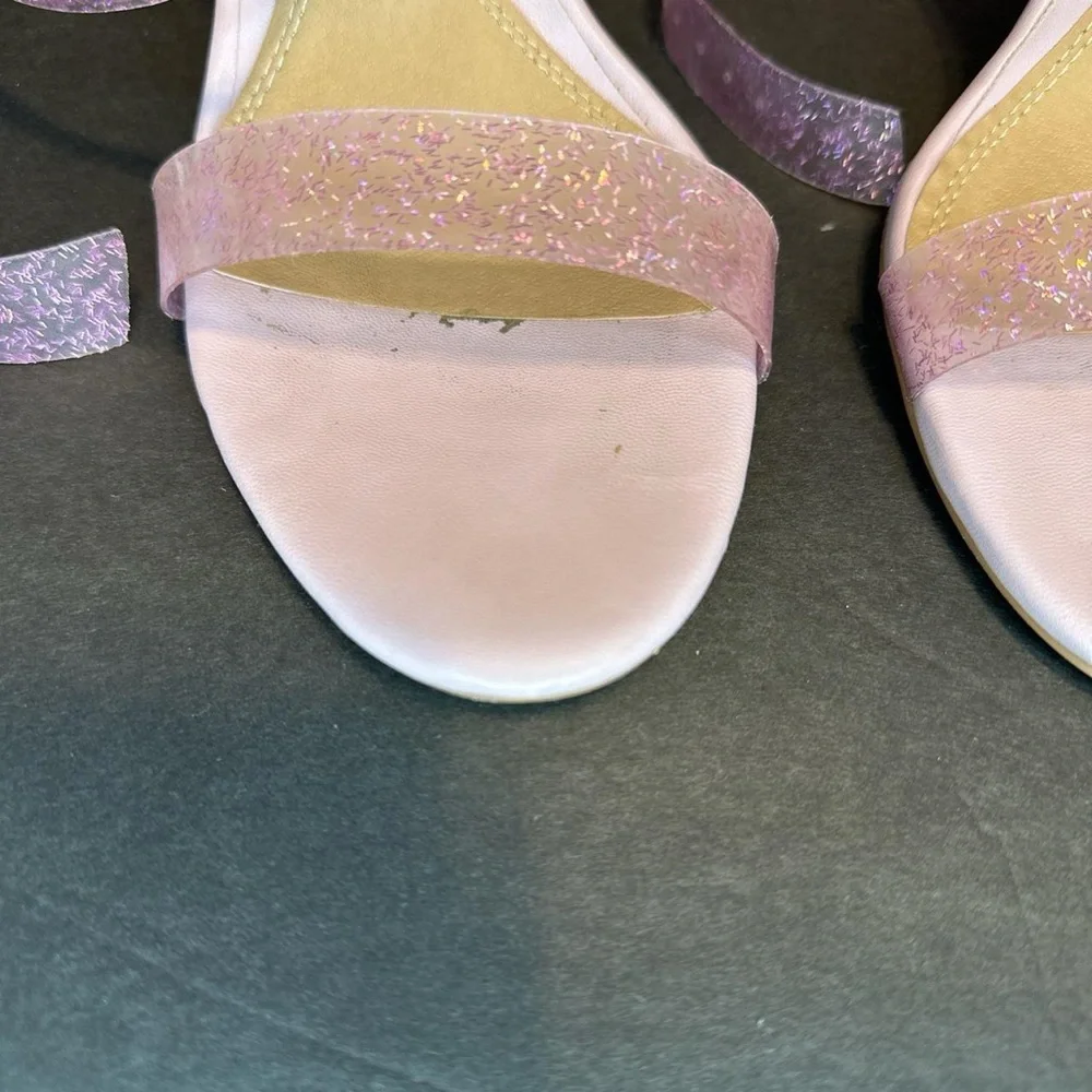 Missguided Glitter Strap Heels - Picture 4 of 4